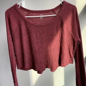 Pacsun cropped long sleeve